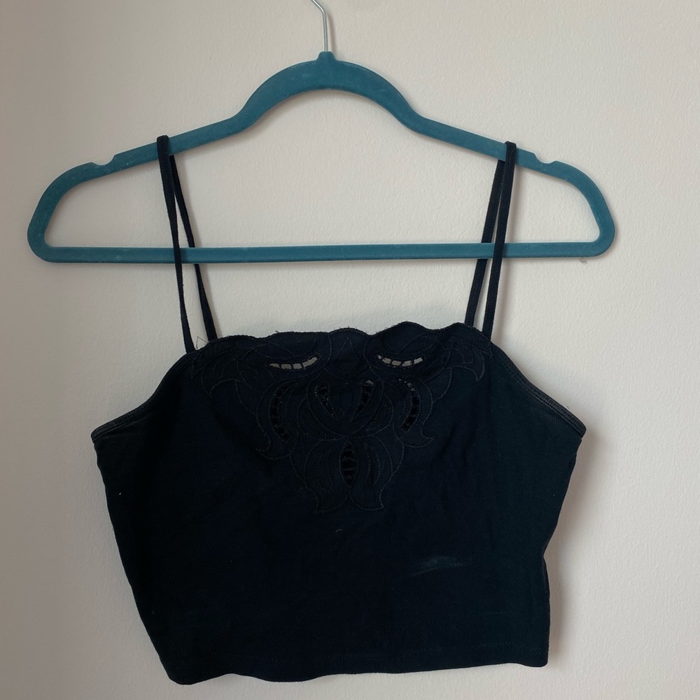 Black Topshop Croptop